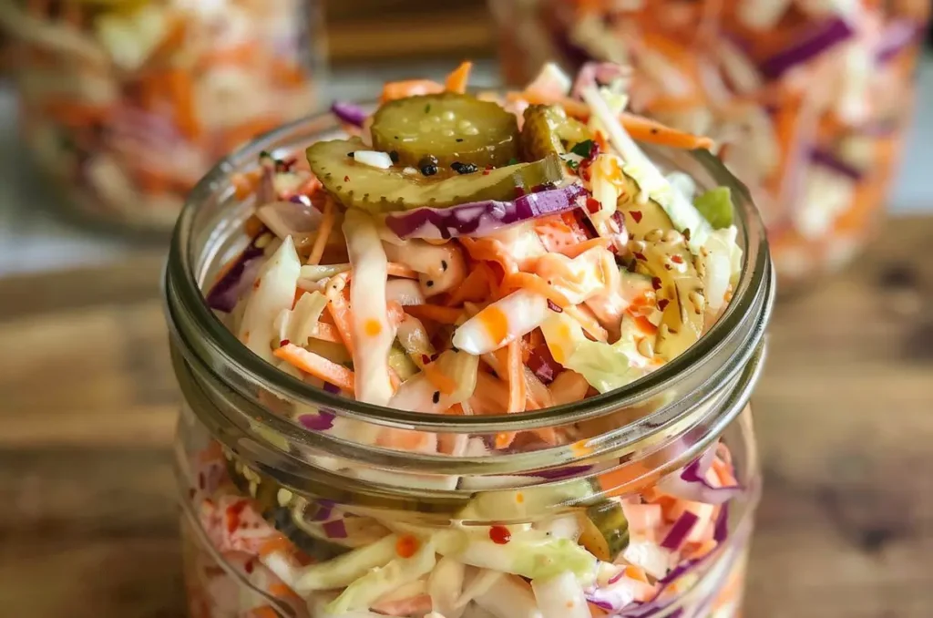 Spicy Pickle Slaw